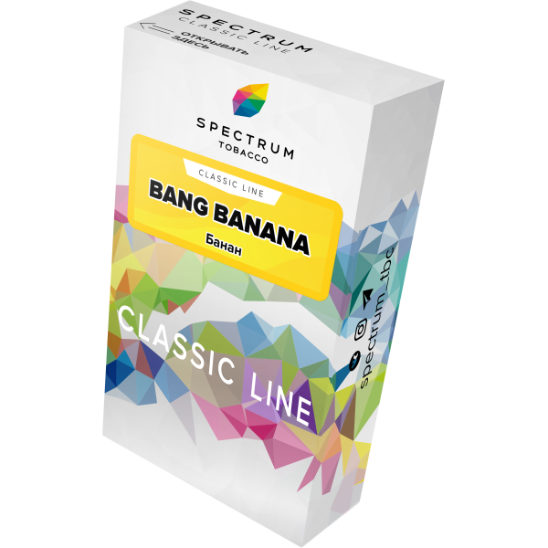Табак Spectrum Classic bang banana 40 грамм в Иркутске