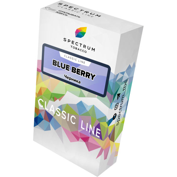 Табак Spectrum Classic blue berry 40 грамм в Иркутске