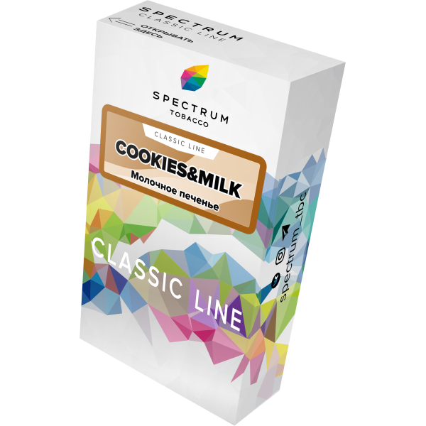 Табак Spectrum Classic cookies milk 40 грамм в Иркутске