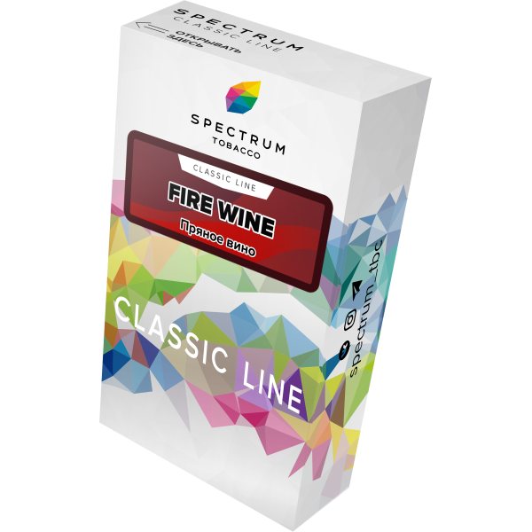 Табак Spectrum Classic fire wine 40 грамм в Иркутске