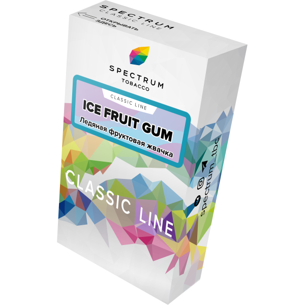 Табак Spectrum Classic ice fruit gum 40 грамм в Иркутске