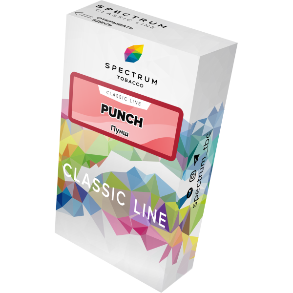 Табак Spectrum Classic punch 40 грамм в Иркутске
