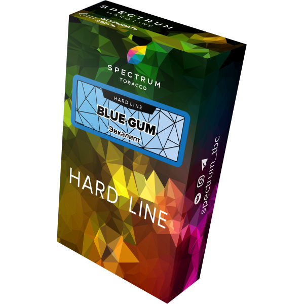 Табак Spectrum Hard blue gum 40 грамм в Иркутске