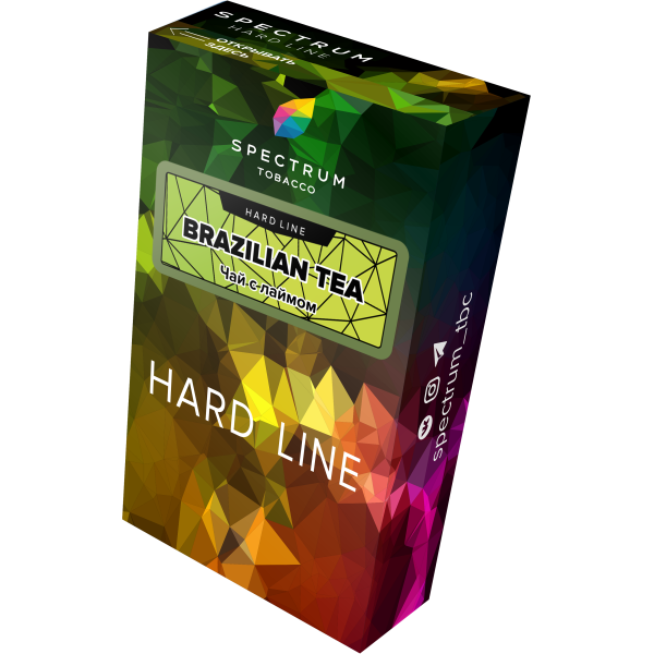 Табак Spectrum Hard brazilian tea 40 грамм в Иркутске