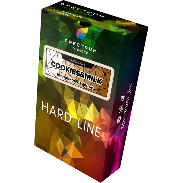 Табак Spectrum Hard cookies milk 40 грамм в Иркутске