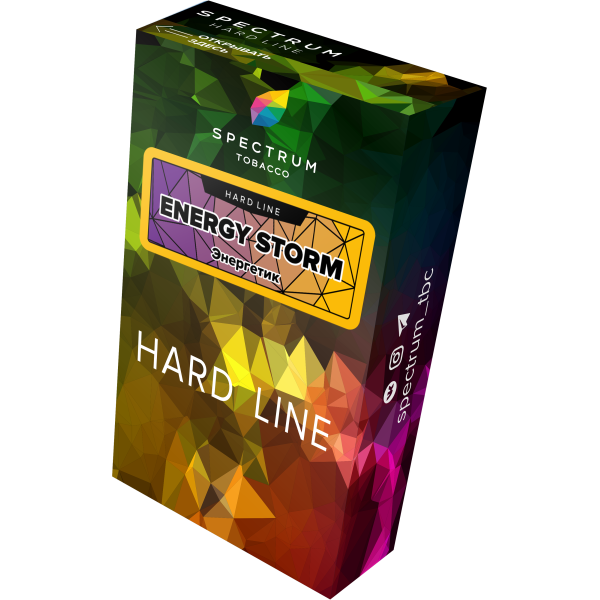 Табак Spectrum Hard energy storm 40 грамм в Иркутске