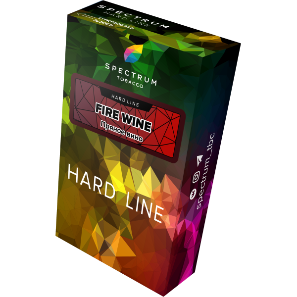 Табак Spectrum Hard fire wine 40 грамм в Иркутске
