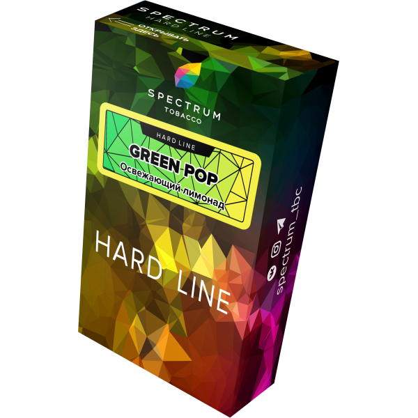 Табак Spectrum Hard green pop 40 грамм в Иркутске