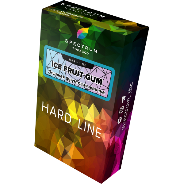 Табак Spectrum Hard ice fruit gum 40 грамм в Иркутске