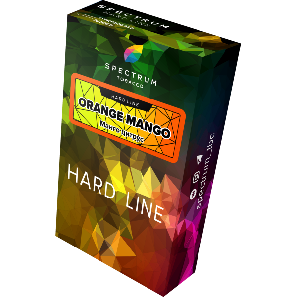 Табак Spectrum Hard orange mango 40 грамм в Иркутске