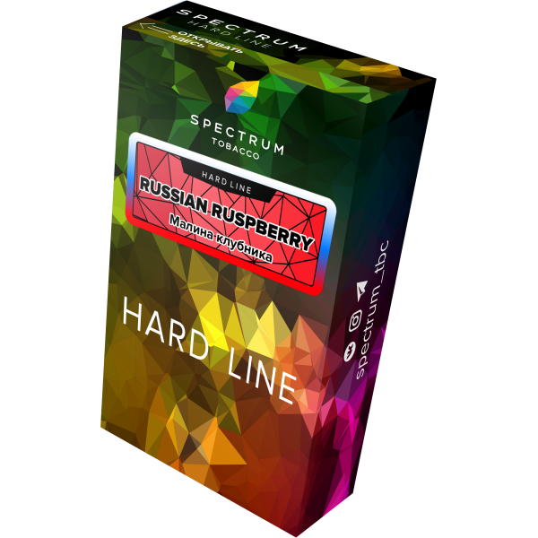 Табак Spectrum Hard russian raspberry 40 грамм в Иркутске