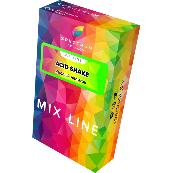 Табак Spectrum Mix Line Acid Shake 40 грамм в Иркутске
