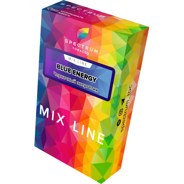 Табак Spectrum Mix Line Blue Energy 40 грамм в Иркутске
