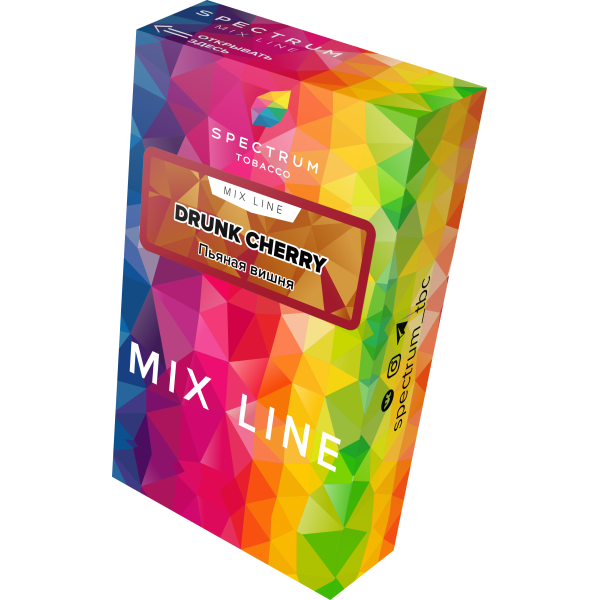 Табак Spectrum Mix Line Drunk Cherry 40 грамм в Иркутске
