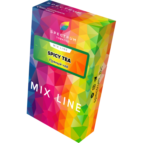 Табак Spectrum Mix Line Spicy Tea 40 грамм в Иркутске