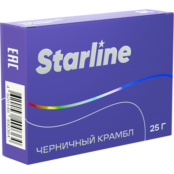 Табак Starline Черничный крамбл 25 гр в Иркутске