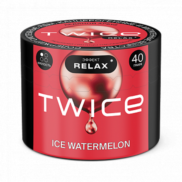 Табак TWICE Ice Watermelon (Ледяной арбуз) 40 гр в Иркутске