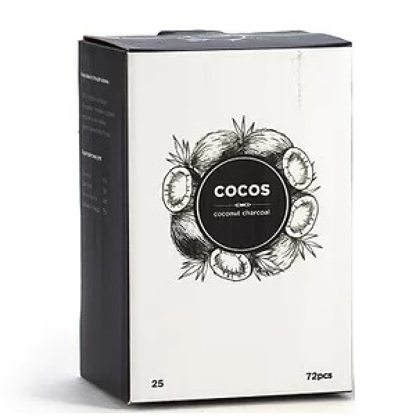 Кокосовый уголь Cocos 25мм для кальяна в Иркутске