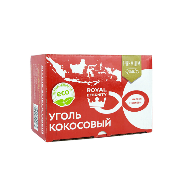 Кокосовый уголь Royal Eternity для кальяна (25 мм, 72 шт) в Иркутске