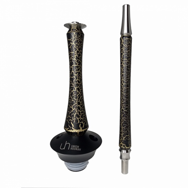 Кальян Union Hookah Sleek Кракле золотой в Иркутске