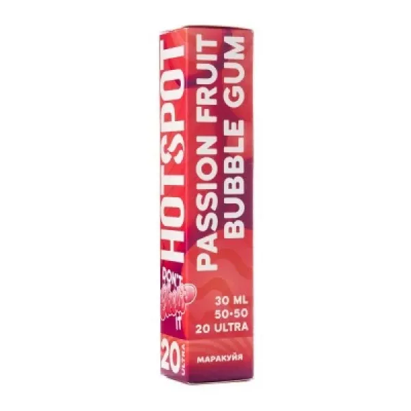 Жидкость HOTSPOT Chow Ultra Passion Fruit Bubble Gum 30 мл в Иркутске