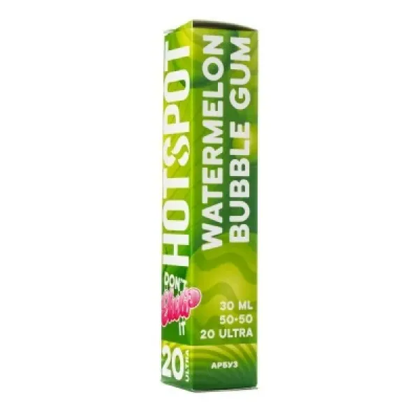 Жидкость HOTSPOT Chow Ultra Watermelon Bubble Gum 30 мл в Иркутске