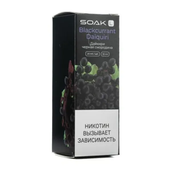 Жидкость SOAK L Blackcurrant Daiquiri 30 мл в Иркутске