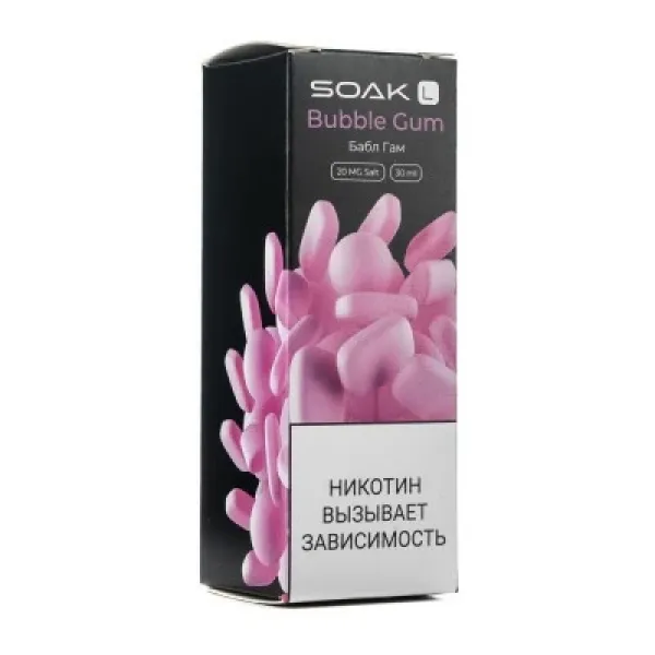 Жидкость SOAK L Bubble Gum 30 мл в Иркутске