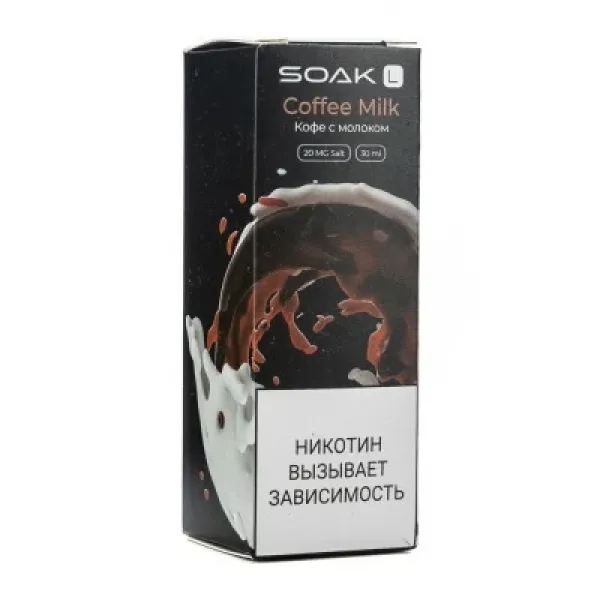 Жидкость SOAK L Coffe Milk 30 мл в Иркутске