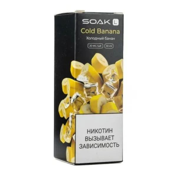 Жидкость SOAK L Cold Banana 30 мл в Иркутске