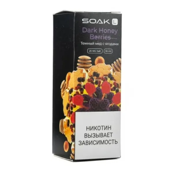 Жидкость SOAK L Dark Honey Berries 30 мл в Иркутске
