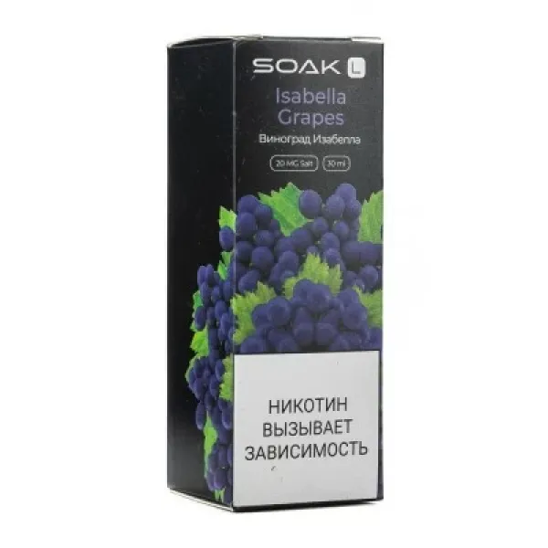 Жидкость SOAK L Isabella Grapes 30 мл в Иркутске