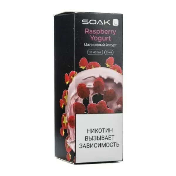 Жидкость SOAK L Raspberry Yogurt 30 мл в Иркутске