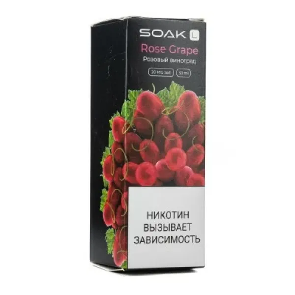 Жидкость SOAK L Rose Grape 30 мл в Иркутске