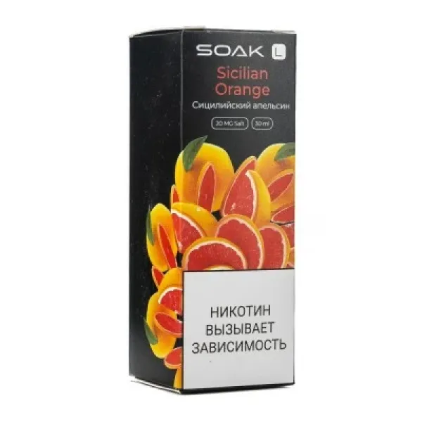 Жидкость SOAK L Sicilian Orange 30 мл в Иркутске