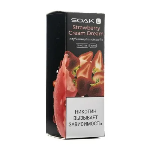 Жидкость SOAK L Strawberry Cream Dream 30 мл в Иркутске