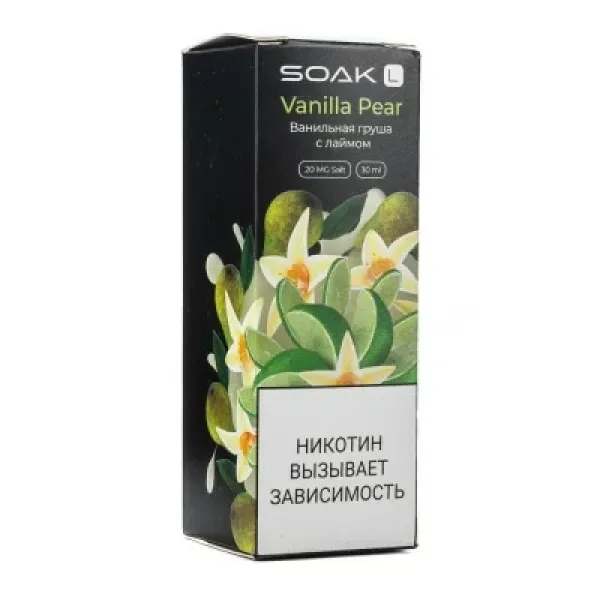 Жидкость SOAK L Vanilla Pear 30 мл в Иркутске