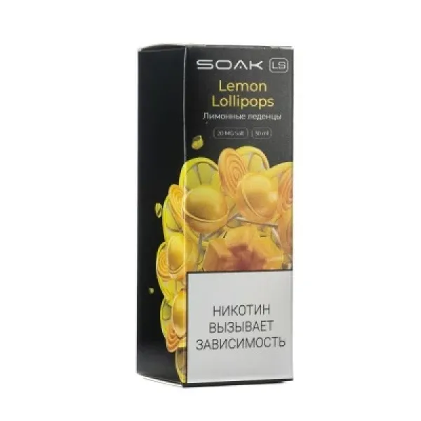 Жидкость SOAK LS Lemon Lollipops 30 мл в Иркутске