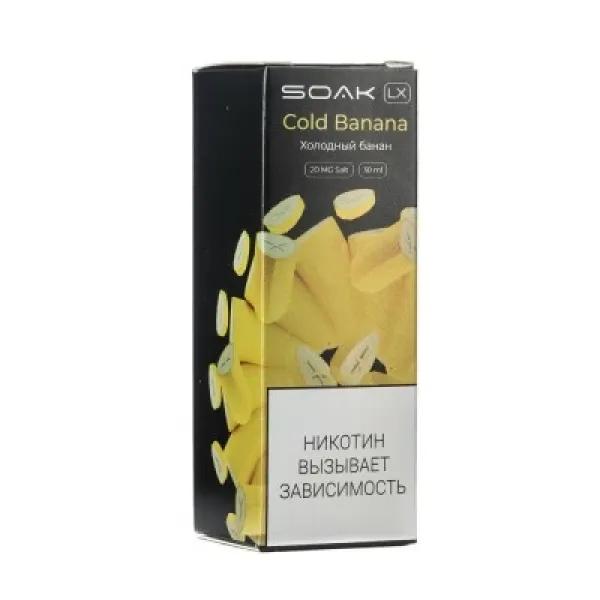 Жидкость SOAK LX Cold Banana 30 мл в Иркутске