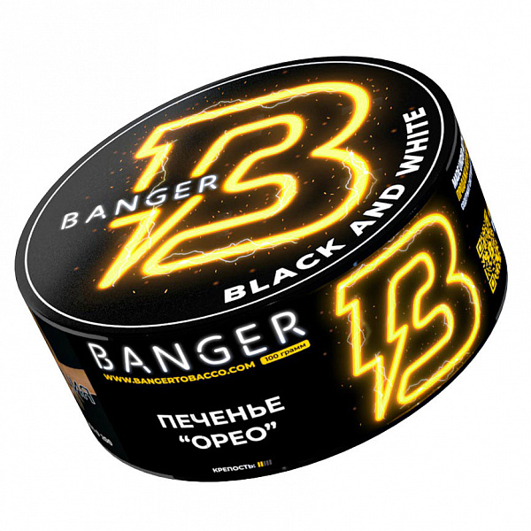 Табак Banger Black and white (Печенье орео) 100 гр в Иркутске