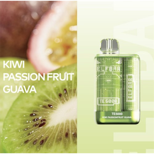 Elfbar TE5000 Kiwi Passion fruit Guava, 5000 тяг в Иркутске