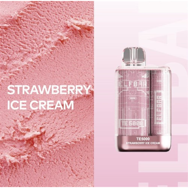 Elfbar TE5000 Strawberry Ice Cream, 5000 тяг в Иркутске