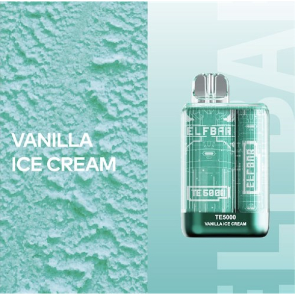 Elfbar TE5000 Vanilla Ice Cream, 5000 тяг в Иркутске