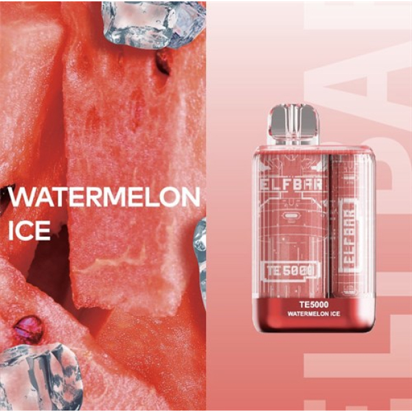 Elfbar TE5000 Watermelon Ice, 5000 тяг в Иркутске