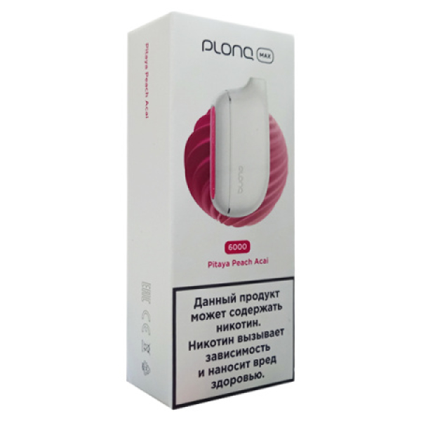 Plonq Max Pitaya Peach Acai 6000 тяг в Иркутске