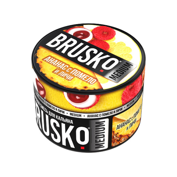 Смесь Brusko Ананас с помело и личи 50 гр в Иркутске