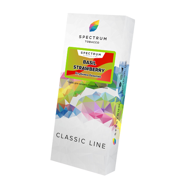 Табак SPECTRUM BASIL STRAWBERRY  100 грамм в Иркутске