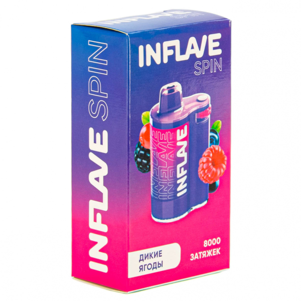 INFLAVE SPIN Дикие ягоды (8000 затяжек) в Иркутске