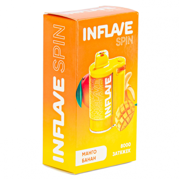 INFLAVE SPIN Манго банан (8000 затяжек) в Иркутске