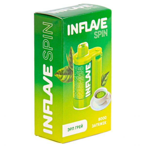 INFLAVE SPIN Эрл Грей (8000 затяжек) в Иркутске
